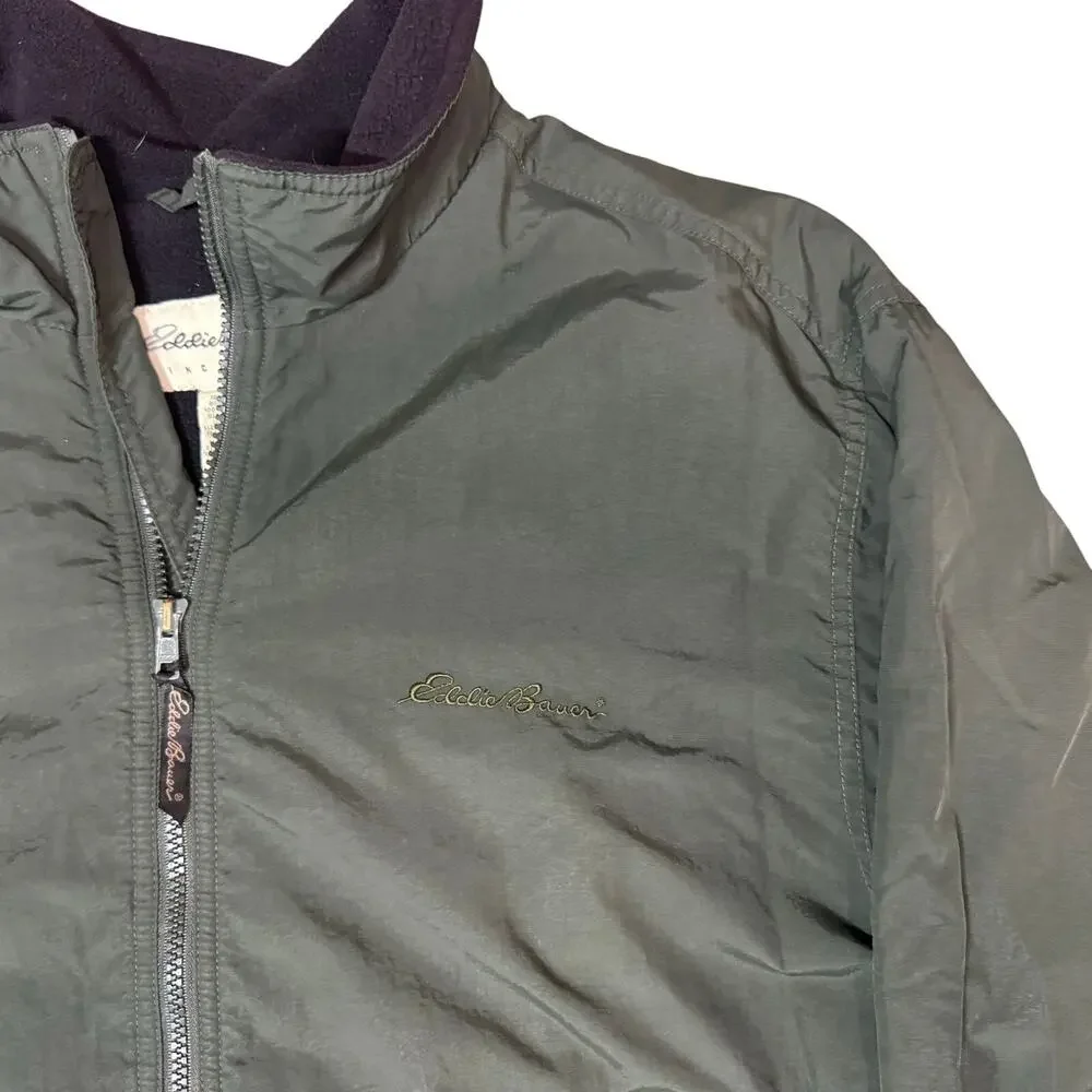 Vintage Eddie Bauer Fleece Line Jacket Mens Size Medium